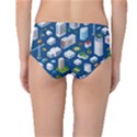 Isometric-seamless-pattern-megapolis Mid-Waist Bikini Bottoms View2
