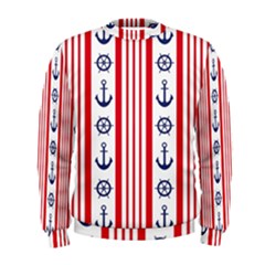 Nautical-papers-nautical-background Men s Sweatshirt by Amaryn4rt
