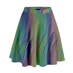 Texture-abstract-background High Waist Skirt by Amaryn4rt