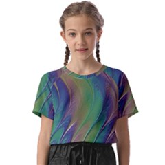 Texture-abstract-background Kids  Basic T-shirt by Amaryn4rt