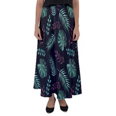 Animals Galaxy Space Flared Maxi Skirt by Amaryn4rt