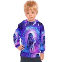 The Cosmonaut Galaxy Art Space Astronaut Kids  Hooded Pullover View1