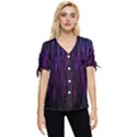 Stars Are Falling Electric Abstract Bow Sleeve Button Up Top View1