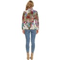 Valentine s Day Heart Artistic Psychedelic Women s Puffer Bubble Jacket Coat View4