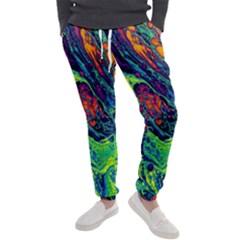 Color Colorful Geoglyser Abstract Holographic Men s Jogger Sweatpants by Modalart