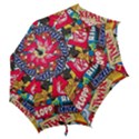 Pop Art Food Cute Patterns Hook Handle Umbrellas (Medium) View2