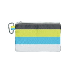 Bigender Flag Copy Canvas Cosmetic Bag (small) by Dutashop