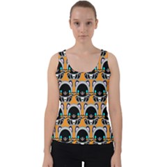 Cute Panda Velvet Tank Top by Dutashop
