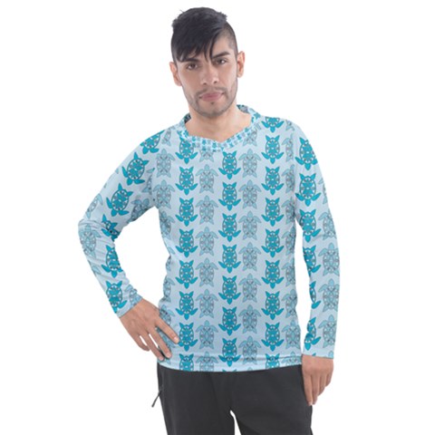 Sea Turtle Sea Animal Men s Pique Long Sleeve T-shirt by Dutashop