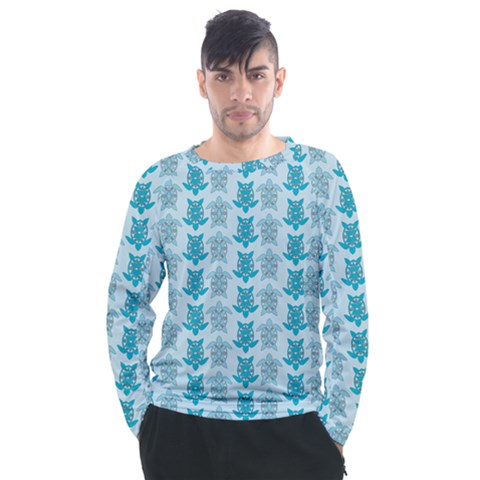 Sea Turtle Sea Animal Men s Long Sleeve Raglan T-shirt by Dutashop