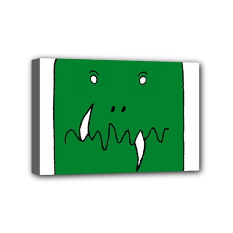 Reptile Mystic Emoji Mini Canvas 6  X 4  (stretched) by dflcprintsclothing
