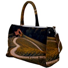 Vineyard Agriculture Farm Autumn Duffel Travel Bag by Sarkoni