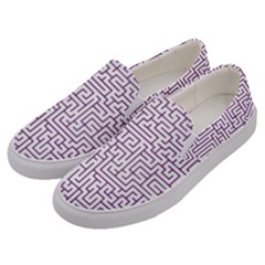 Maze Lost Confusing Puzzle Men s Canvas Slip Ons by Amaryn4rt