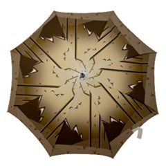 Landscape Trees Wallpaper Mountains Hook Handle Umbrellas (medium) by Sarkoni