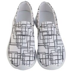 Structure Pattern Network Men s Lightweight Slip Ons by Amaryn4rt