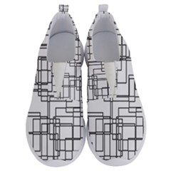 Structure Pattern Network No Lace Lightweight Shoes by Amaryn4rt