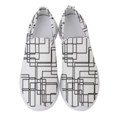 Structure Pattern Network Women s Slip On Sneakers by Amaryn4rt