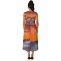 Architecture Art Bright Color Sleeveless Round Neck Midi Dress View4