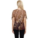 Ice Iced Structure Frozen Frost Bow Sleeve Button Up Top View4
