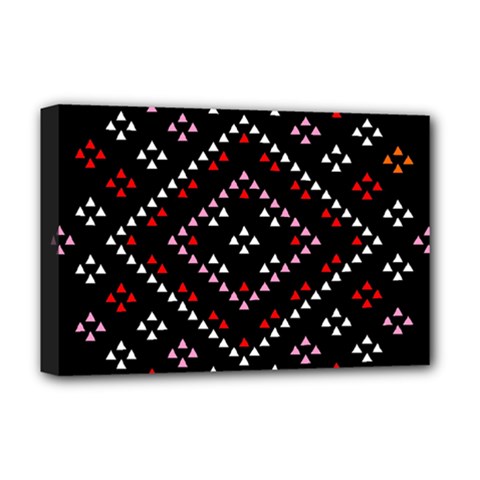 Pattern Abstract Design Art Deluxe Canvas 18  X 12  (stretched) by Ravend