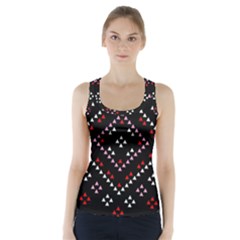 Pattern Abstract Design Art Racer Back Sports Top by Ravend