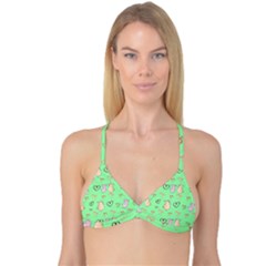Pig Heart Digital Reversible Tri Bikini Top by Ravend
