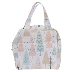 Trees Christmas Boxy Hand Bag by Ravend