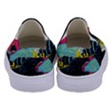 Retro Wave Kaiju Godzilla Japanese Pop Art Style Kids  Canvas Slip Ons View4