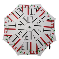 Let s Get Lit Christmas Jingle Bells Santa Claus Hook Handle Umbrellas (small) by Ndabl3x