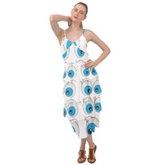 Eyes Comic Cartoon Fun Funny Toon Layered Bottom Dress by Ndabl3x