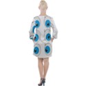 Eyes Comic Cartoon Fun Funny Toon Open Neck Shift Dress View2