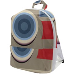 Photo Camera Machine Colorful Art Zip Up Backpack by Ndabl3x