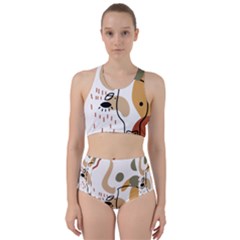 Abstract Bull Art Design Racer Back Bikini Set by Ndabl3x