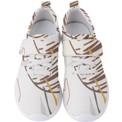 Abstract Hand Vine Lines Drawing Men s Velcro Strap Shoes by Ndabl3x