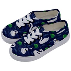 Swan-pattern-elegant-design Kids  Classic Low Top Sneakers by Proyonanggan