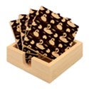 Swan-pattern-elegant-design Bamboo Coaster Set View1