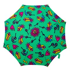 Pattern Adweek Summer Hook Handle Umbrellas (small) by Ndabl3x
