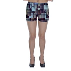 Texture Artwork Mural Murals Art Skinny Shorts by Sarkoni