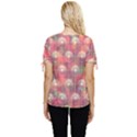 Colorful Background Abstract Bow Sleeve Button Up Top View4