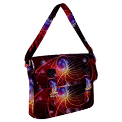Physics Quantum Physics Particles Buckle Messenger Bag by Sarkoni
