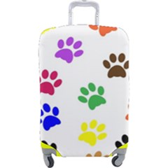 Pawprints Paw Prints Paw Animal Luggage Cover (large) by Apen