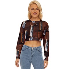 Abstract Architecture Building Business Lightweight Long Sleeve Sweatshirt by Amaryn4rt
