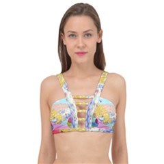 Pillows And Vegetable Field Illustration Adventure Time Cartoon Cage Up Bikini Top by Sarkoni