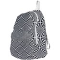Background Pattern Halftone Black White Foldable Lightweight Backpack View4