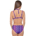 Geometric Background Abstract Double Strap Halter Bikini Set View2
