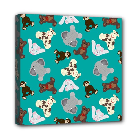 Plush Toys Stuffed Toys Mini Canvas 8  X 8  (stretched) by Bedest