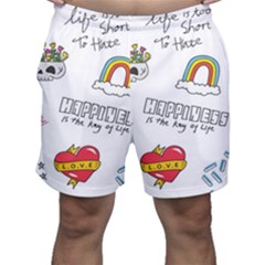 Abstract Fashion Background Suitable Fabric Printing Men s Shorts by Ndabl3x