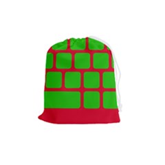 Keyboard Keys Computer Input Pc Drawstring Pouch (medium) by Ravend
