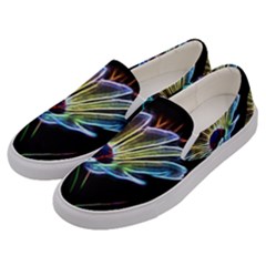 Flower Pattern Design Abstract Background Men s Canvas Slip Ons by Amaryn4rt