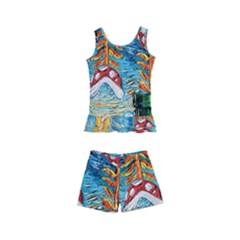 Cartoon Game Games Starry Night Doctor Who Van Gogh Parody Kids  Boyleg Swimsuit by Modalart
